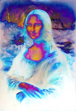 Mona Lisa 'nın üretimi Leonardo da Vinci tarafından kozmik uzayda
