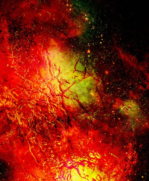 Космическое Пространство Звезды Космический Абстрактный Фон Стеклянный Эффект Копирование Пространства — стоковое фото
