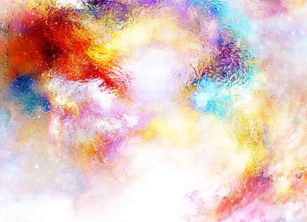 Kozmik uzay ve yıldızlar, kozmik soyut arka plan ve cam etkisi. Boşluğu kopyala