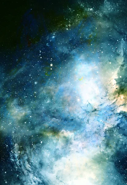 Espacio Cósmico Estrellas Fondo Cósmico Abstracto Color —  Fotos de Stock