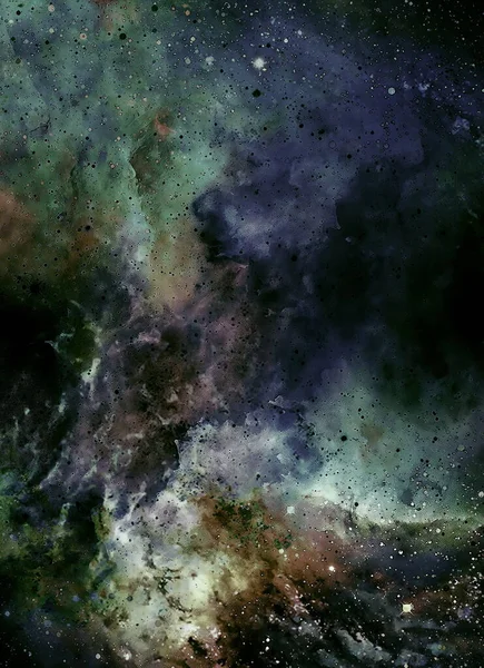 Kozmikus Tér Csillagok Színes Kozmikus Elvont Háttér — Stock Fotó