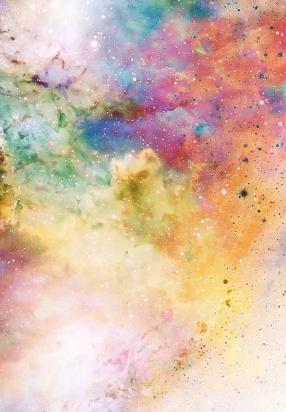 Cosmic Utrymme Och Stjärnor Färg Kosmisk Abstrakt Bakgrund — Stockfoto
