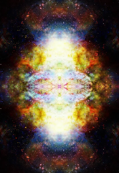 Космическое Пространство Звезды Цветной Космический Абстрактный Фон — стоковое фото