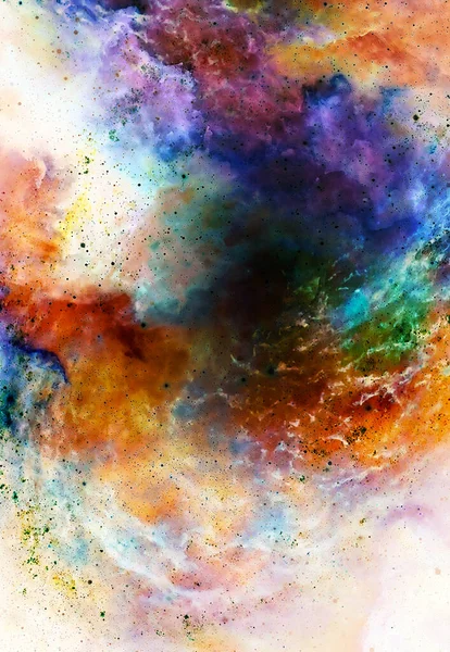 Kosmischer Raum Und Sterne Farbe Kosmischer Abstrakter Hintergrund — Stockfoto