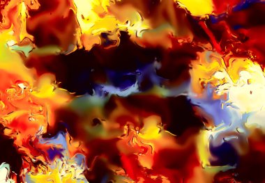 Soyut arkaplan rengi. Alev yapısı. Bilgisayar kolajı. Dünya Konsepti