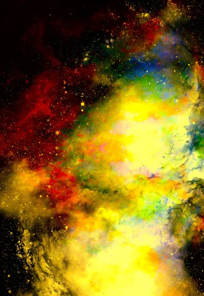 Spazio Cosmico Stelle Colore Sfondo Astratto Cosmico — Foto Stock