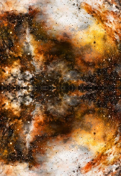 Kozmikus Térben Csillagok Színek Kozmikus Absztrakt Háttér Tűz Szépia Hatás — Stock Fotó