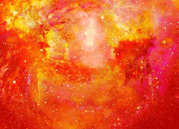 Spazio Cosmico Stelle Colore Sfondo Astratto Cosmico Effetto Fuoco Nello — Foto Stock