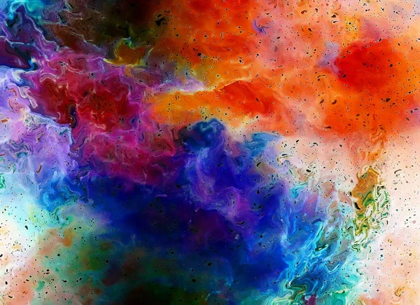 Spazio Cosmico Stelle Colore Sfondo Astratto Cosmico Effetto Fuoco Nello — Foto Stock