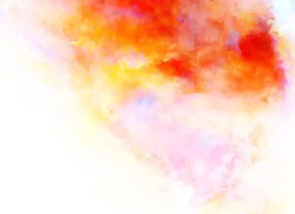 Cor Espaço Cósmico Fundo Multicolorido Efeito Pintura Aquarela — Fotografia de Stock