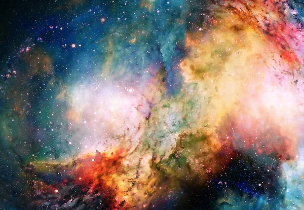 Космическое Пространство Звезды Цветной Космический Абстрактный Фон — стоковое фото