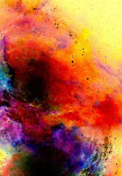 Spazio Cosmico Stelle Colore Sfondo Astratto Cosmico Effetto Fuoco Nello — Foto Stock