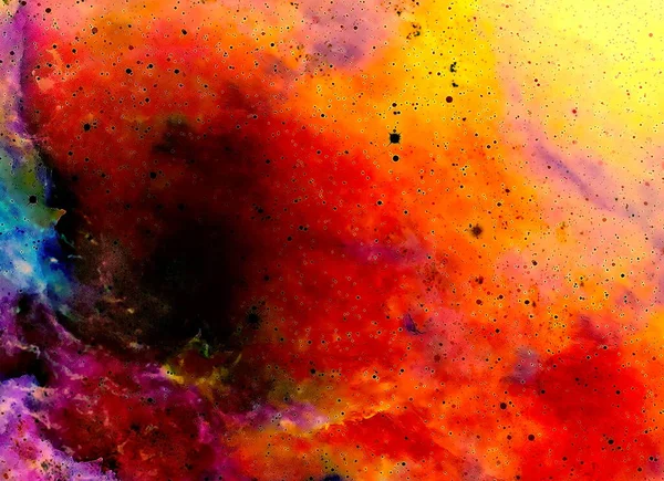 Spazio Cosmico Stelle Colore Sfondo Astratto Cosmico Effetto Fuoco Nello — Foto Stock