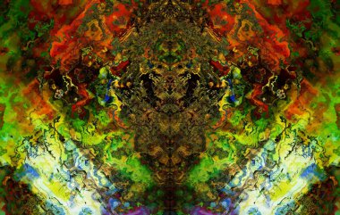 Noktalar ve doğrusal yapılar ile soyut renkli arkaplan, bilgisayar grafik tasarımı