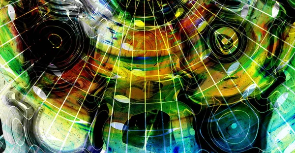 Ноты Космосе Звездами Абстрактный Цвет Фона Концепция Музыки — стоковое фото