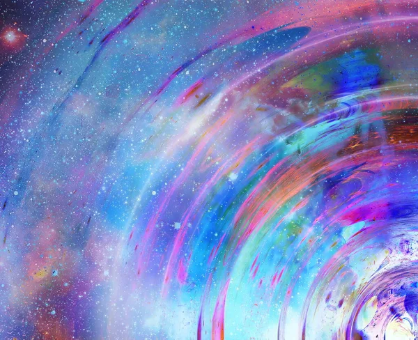 Graphic Concept Music Space Cosmic Sound Waves Computer Design Music — Stock Photo, Image