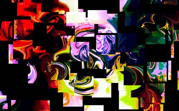 Abstracte Kleurrijke Achtergrond Met Beweging Dynamisch Beweging Concept Mozaïekeffect — Stockfoto