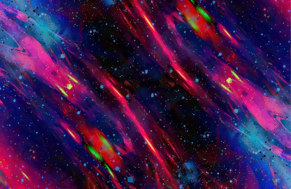 Kosmischer Raum Und Sterne Farbe Kosmischer Abstrakter Hintergrund — Stockfoto