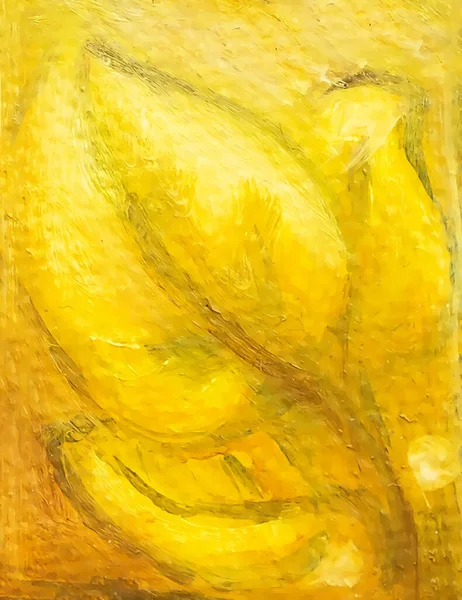 一堆金黄色的叶子 有图形效果的绘画细节 — 图库照片