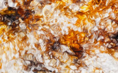 Yangın arka plan, lav yapısı alevler. Bilgisayar kolaj. Dünya kavramı