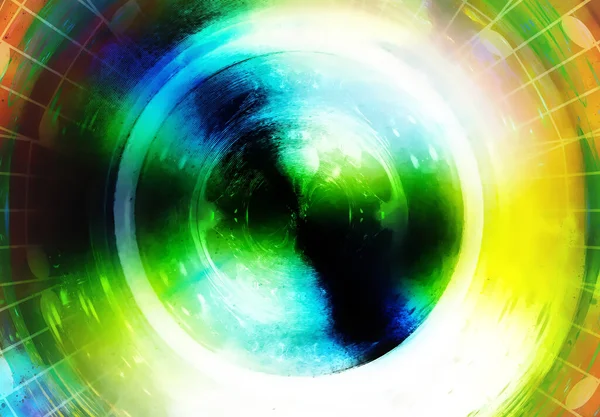 Hangzene Hangszóró Űrben Kozmikus Tér Csillagok Elvont Kozmikus Háttér Űrzene — Stock Fotó