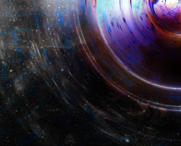 Música Áudio Orador Espaço Espaço Cósmico Estrelas Fundo Cósmico Abstrato — Fotografia de Stock