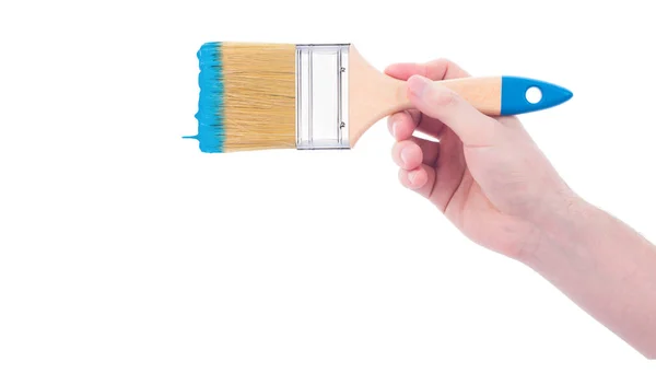 Brush in hand — Stock Photo, Image