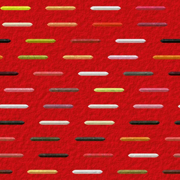 Abstracte naadloze patroon met wit, bruin, roze, groen, rood en zwart gemarmerd bars — Stockfoto