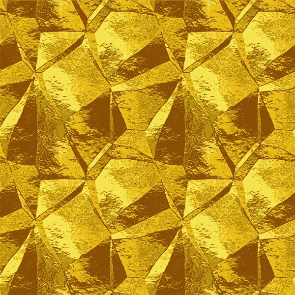 Abstrato enrugado dobrado padrão de metal semelhante à folha escovada — Vetor de Stock