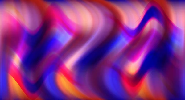 Abstrakt färgglada vågig bakgrund suddig former och övertoningar — Stock vektor