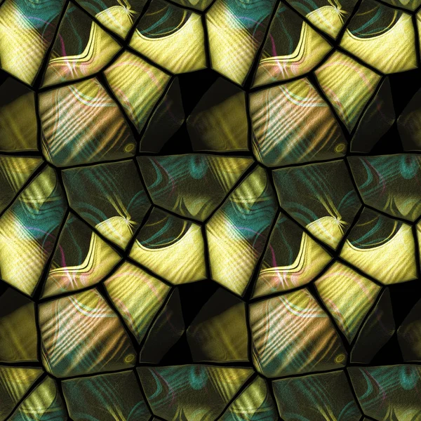 Naadloze bestrating vloer patroon van stenen met gerimpelde structuur — Stockfoto