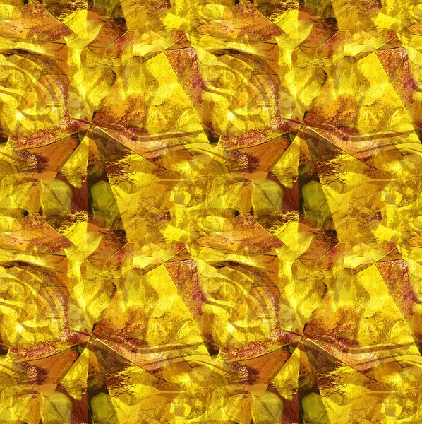 Soyut Dikişsiz metal buruşuk desen dalgalar ile