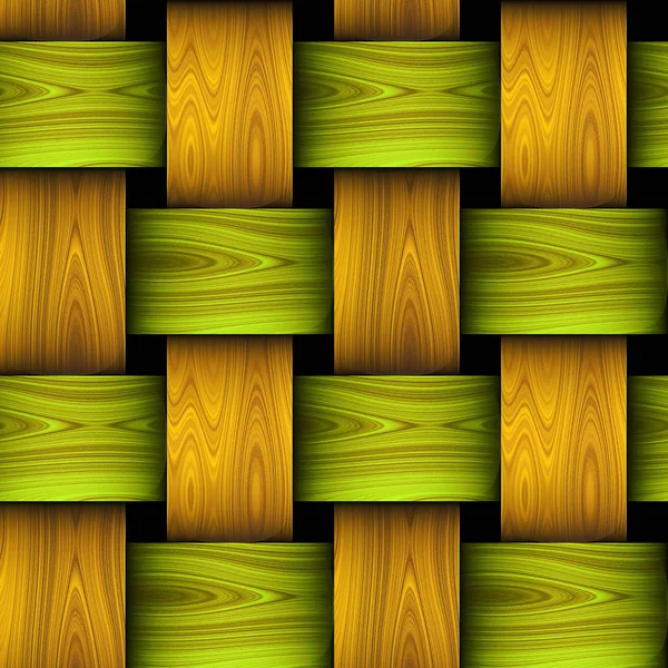 Holz nahtlose Muster ähnelt Korb — Stockfoto