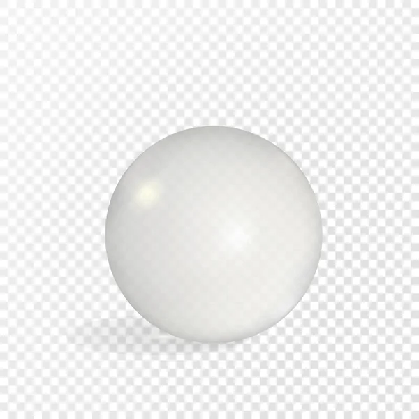 Boule de verre réaliste avec effet transparent. Bulle de savon d'eau. Illustration vectorielle SPE 10 — Image vectorielle