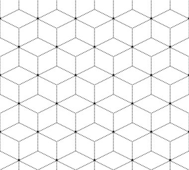 Siyah ve beyaz seamless modeli, çapraz kare, doku noktalı öğeleri, vektör eps10 ile geometrik taşlarla yinelenen