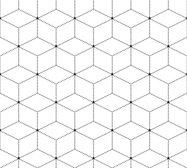 Siyah ve beyaz seamless modeli, çapraz kare, doku noktalı öğeleri, vektör eps10 ile geometrik taşlarla yinelenen