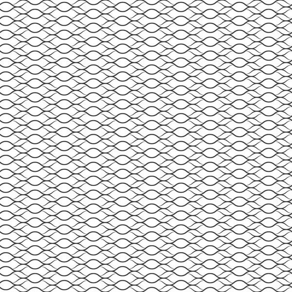 Абстрактный горизонтальный волнистый полосатый бесшовный рисунок. Векторный eps10 — стоковый вектор