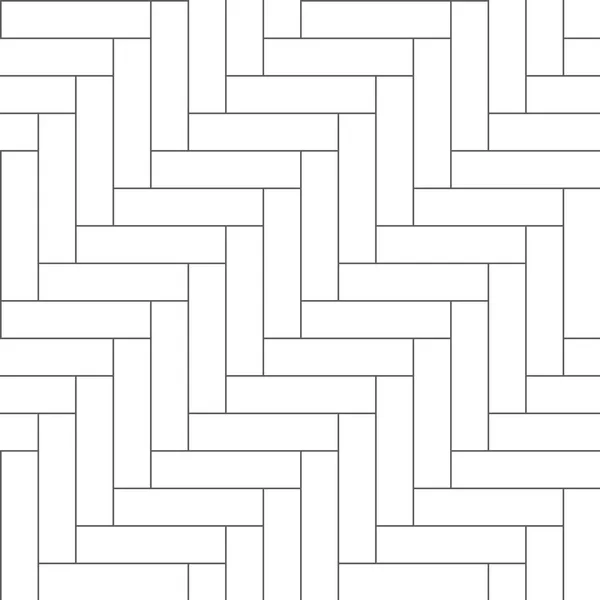 Gris y blanco simple piso de madera arenque parquet patrón sin costura, vector de fondo . — Vector de stock