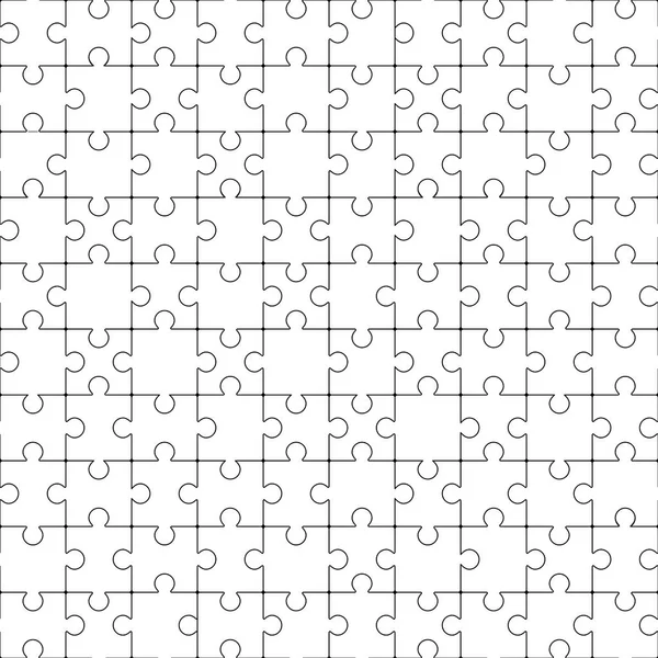 Naadloze puzzel patroon. Mozaïek achtergrond. Vector eps10. — Stockvector