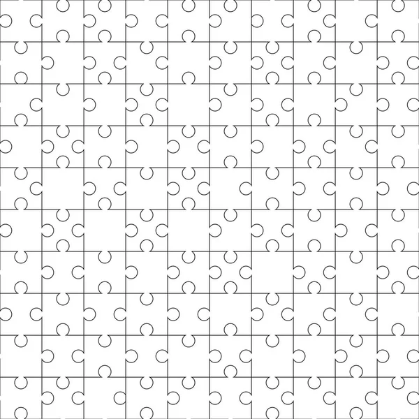 Naadloze puzzel patroon. Mozaïek achtergrond. Vector eps10. — Stockvector