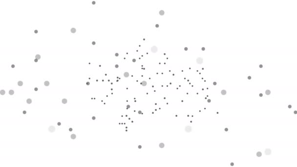 绘制地图点点像素微粒切赫共和国,点滴下落风格. 4k视频动画。 尽快让其他国家也能这样做 — 图库视频影像