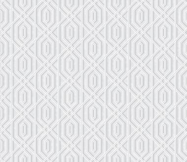 Açık Gri Arkaplanda Arabesk Deseni, Vektör illüstrasyonu