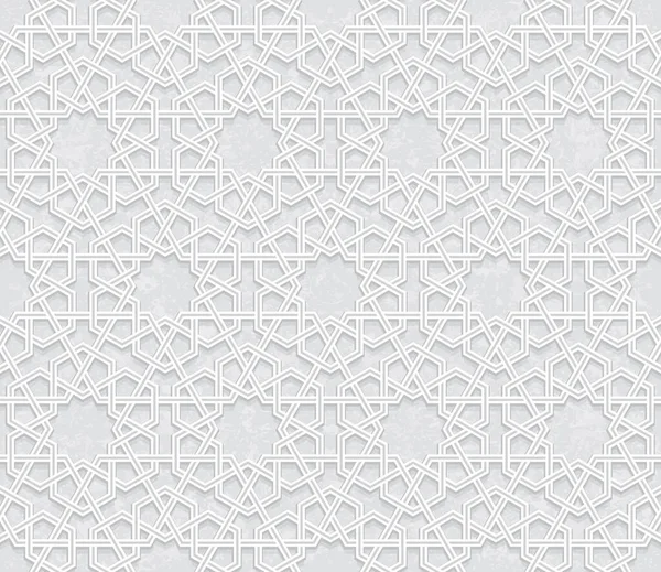 Grunge Açık Gri Arkaplanlı Arabesk Deseni, Vektör Resimleri