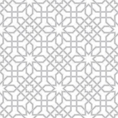 Geometrik Desen, Geleneksel Arap İslami Arkaplan, Vektör Resimleri