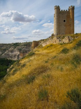 Medieval castle at Alcala del Jucar, Castilla la Mancha, Spain