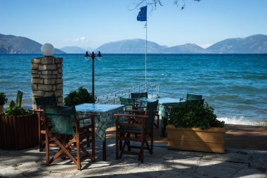 Göl Karavomilos Kefalonia Adası Yunanistan