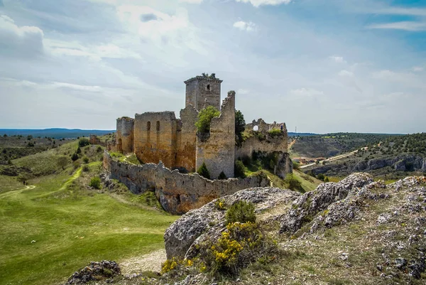 Medieval castle in Ucero, Soria, Castilla y Leon, Spain — Stock Photo, Image