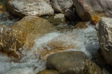 Dağ river gorge yakınındaki Panta Vrexei Evritania, Yunanistan