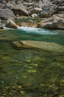 Dağ river gorge yakınındaki Panta Vrexei Evritania, Yunanistan