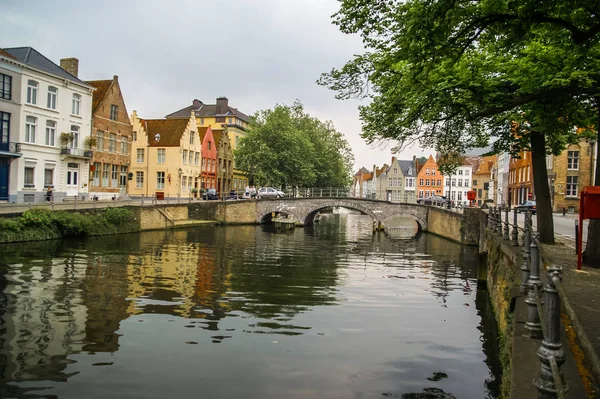 Cityscape at Brugge in Belgium — Stock Photo, Image